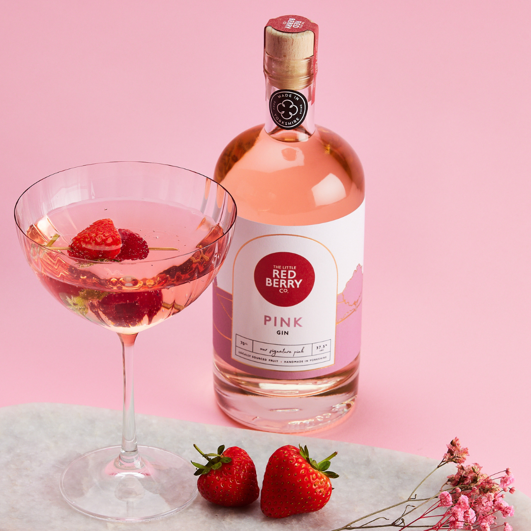 Handmade Yorkshire Pink Gin 70cl