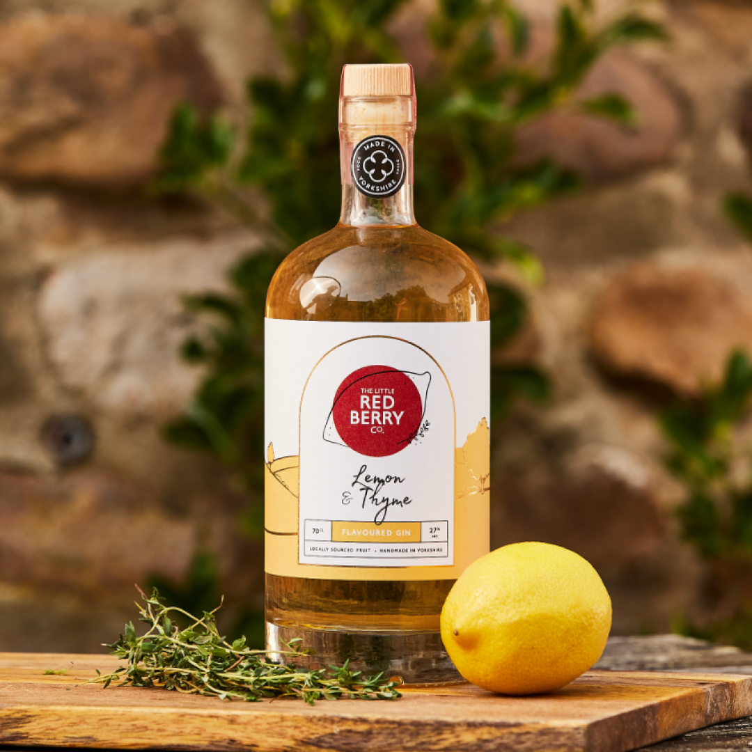 Handmade Yorkshire Lemon & Thyme Flavoured Gin - 70cl