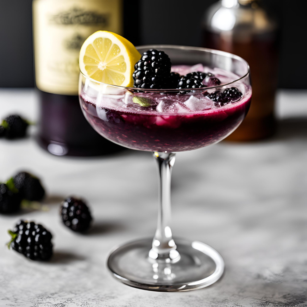 Sweet Blackberry Manhattan